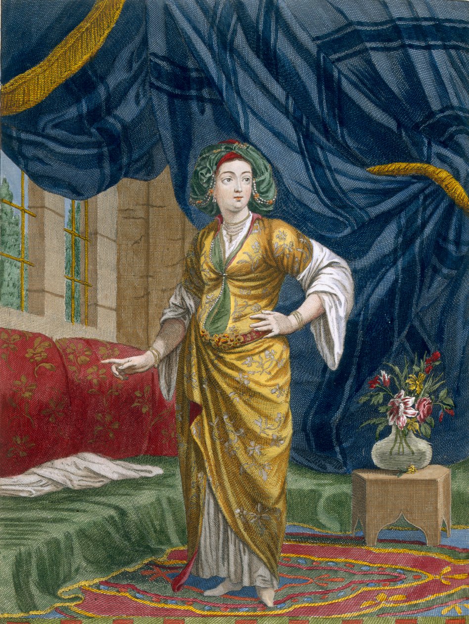 彼女のアパートのギリシャ人女性、1708年頃